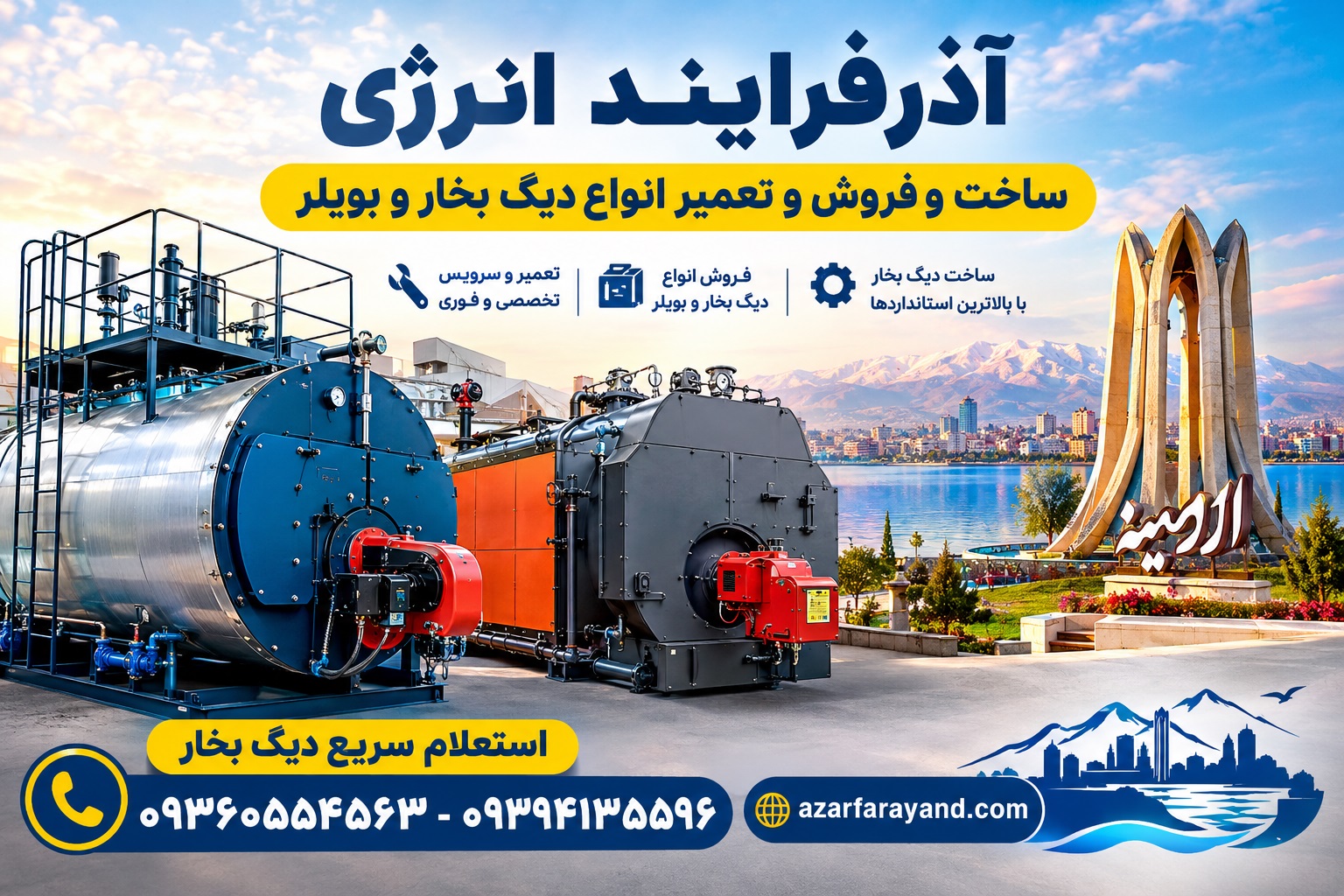 فروش دیگ بخار ارومیه